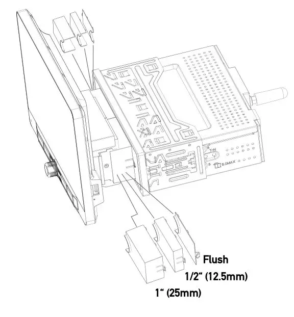 Jensen Mobile 9 Inch Receiver LCD - Side Panel Covers