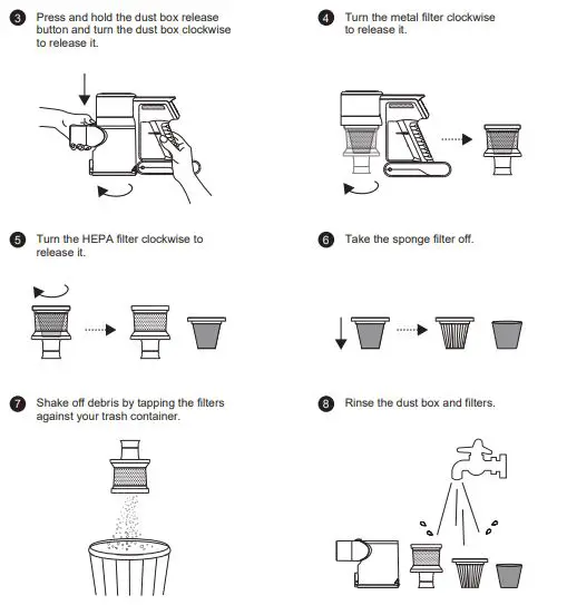 YTE S7 Cordless Vacuum Cleaner fig010