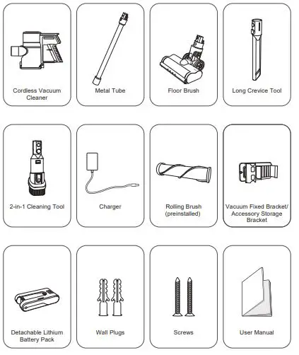 YTE S7 Cordless Vacuum Cleaner fig1