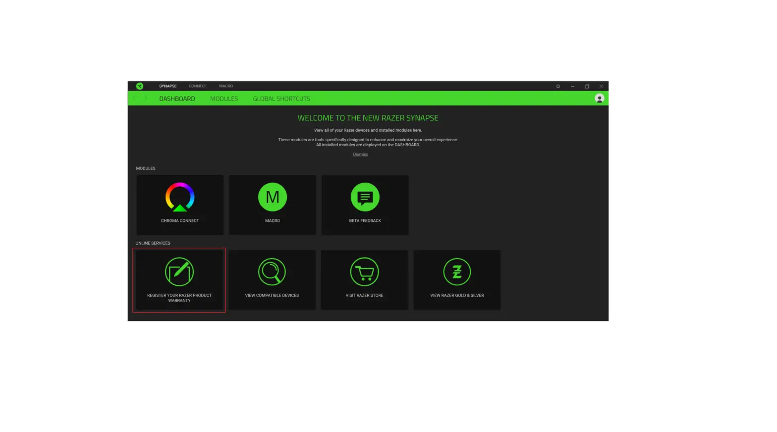 How To Register A Razer Product In Synapse 3