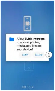 ELRO Intercom app