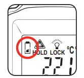 Ozito Infrared Thermometer - Low Battery Indicator 1
