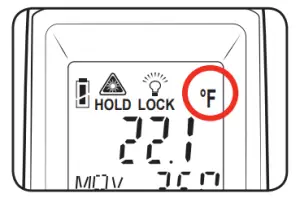 Ozito Infrared Thermometer - trigger