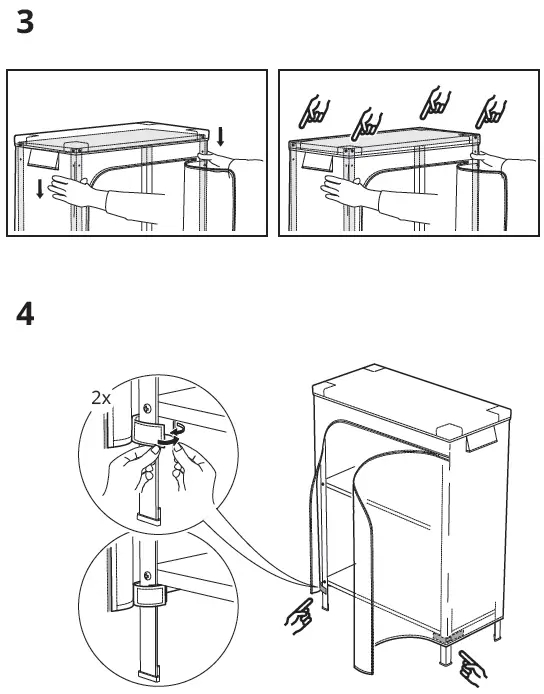 IKEA HYLLIS 10428332 Transparent Indoor Outdoor Cover -3