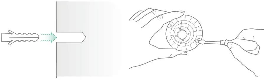 global sources X80 Wireless Smart Battery Camera - Screw fixing