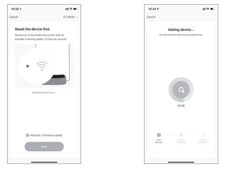 Shenzhen Apeman Innovations Technology PF56 Automatic Pet Feeder User Guide-11