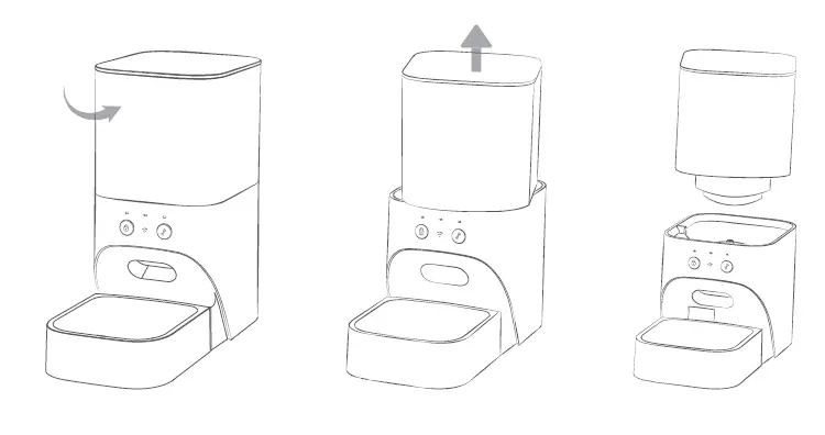 Shenzhen Apeman Innovations Technology PF56 Automatic Pet Feeder User Guide-6