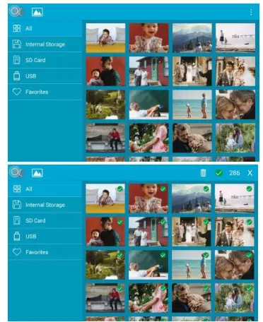 FULLJA JT101M Digital Photo Frame- Pictures