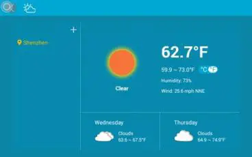 FULLJA JT101M Digital Photo Frame- Weather