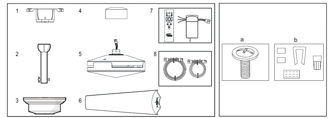AirPro P250071 Ceiling Fan-1