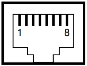 8-pin RJ45