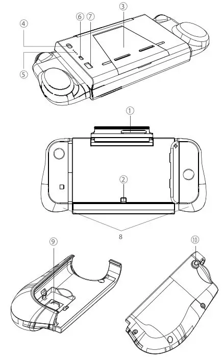 Kmart 43040421 Gaming Switch Charging Case fig 1