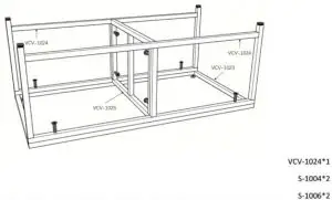 FIG 18 Rectangle coffee table