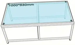 FIG 19 Rectangle coffee table