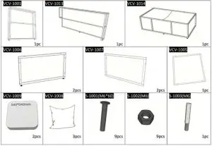FIG 20 Parts List