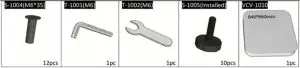 FIG 21 Parts List