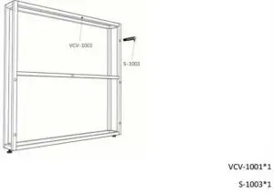 FIG 22 Right arm(seating) 2 seater corner sofa Assembly