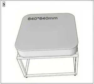 FIG 28 Square Stool