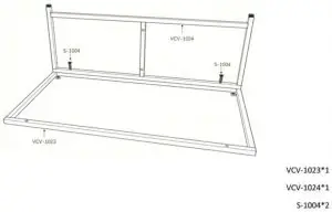 FIG 6 Rectangle coffee table