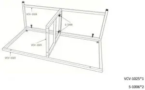 FIG 7 Rectangle coffee table