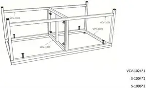 FIG 8 Rectangle coffee table