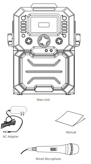singing machine SMC273BK Singcast K-Box Bluetooth Karaoke Machine 1