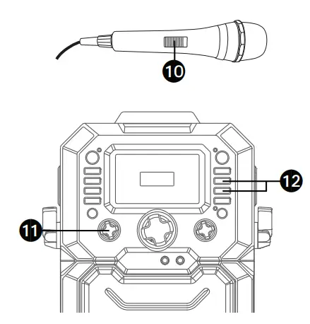 singing machine SMC273BK Singcast K-Box Bluetooth Karaoke Machine 14