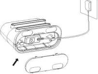 Wyze Robot Vacuum User Manual 7 Connect The Power Cable And Spool The Extra Cable Into The Charging Station