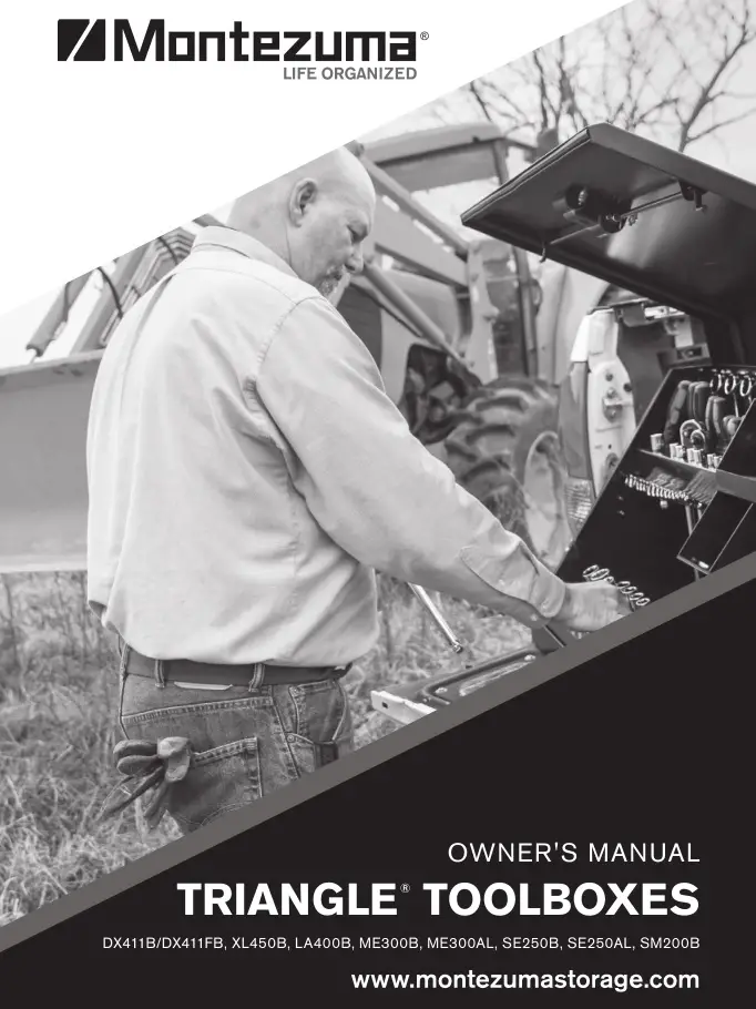Montezuma Triangle Toolboxes Owner's Manual