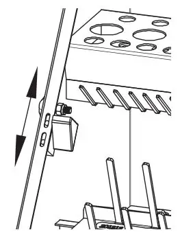 Montezuma Triangle Toolboxes - loosen the screws holding the strikers in position