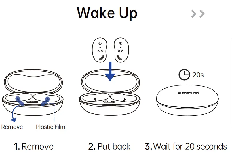 AURA SOUND BEANbuds Wireless Earbuds - fig