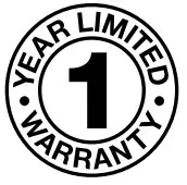 1-Year Limited Warranty: