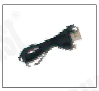 a close up of a knife