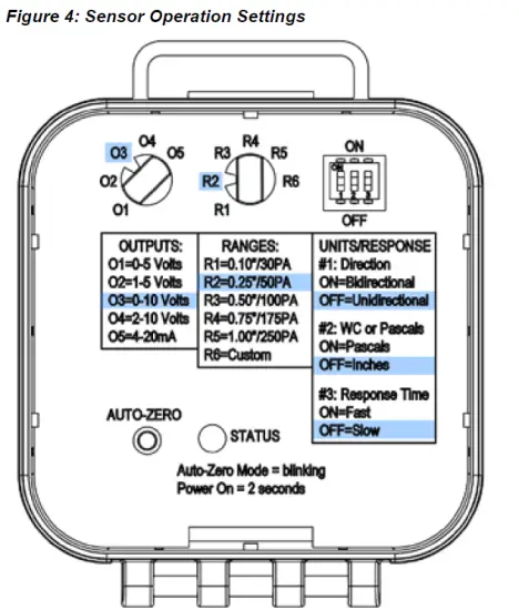 DAIKIN IM 1312 Building Static Pressure Sensor fig 4