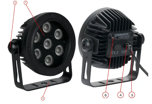 MAGMATIC-PSP120-Prisma-Mini-Par-20-IP65-Rated-Exterior-UV-Wash-Par-Luminaire-FIG-1