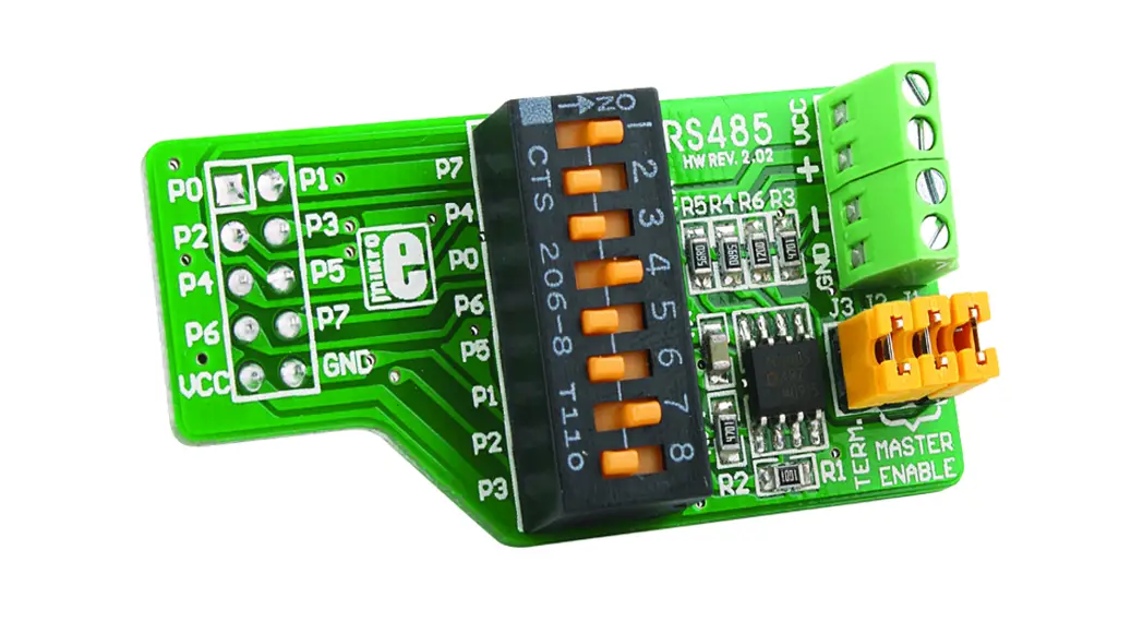 Mikroe Rs-485 Accessory Board User Guide