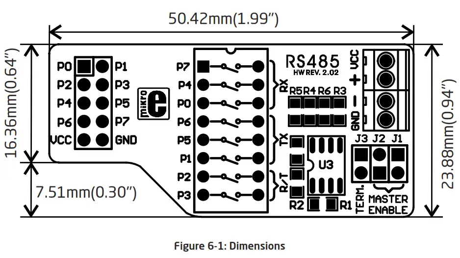 MikroE RS 485 Accessory Board - fig 7