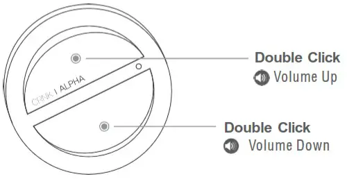 CRNK Alpha Smart Ski Helmet - Main button function 4