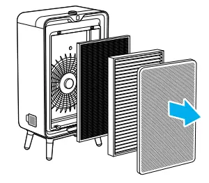BISSELL 3001F Air220 3 Stage Filtration Air Purifier - Replacing the Filters1