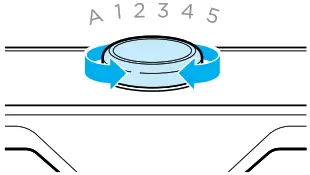 BISSELL 3001F Air220 3 Stage Filtration Air Purifier - control