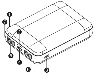 MOJOGEAR MG-04 10.000 mAh Power Bank-fig2