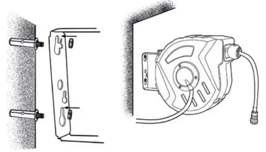 POPPSTAR B08CR373HG Premium Compressed Air Hose Reel - 4