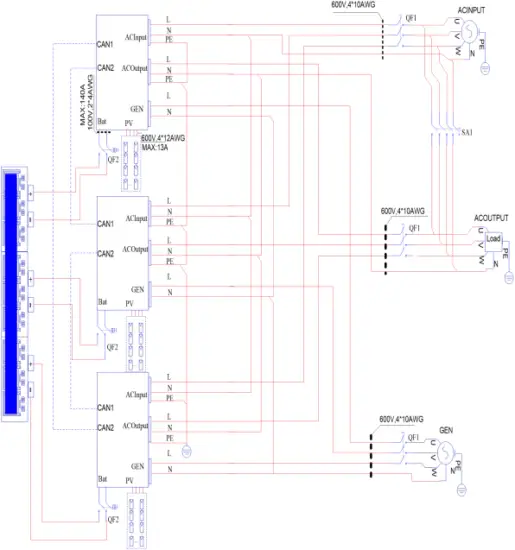 SONAR MPPT485 - wiring diagram 4