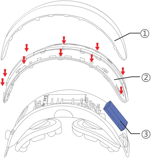 AmaMedic Battery removal diagram