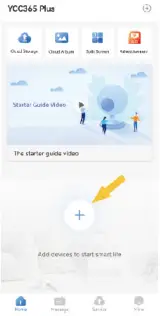 YCC365 - Connect the camera 1