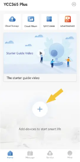 YCC365 - Connection by network cable 1