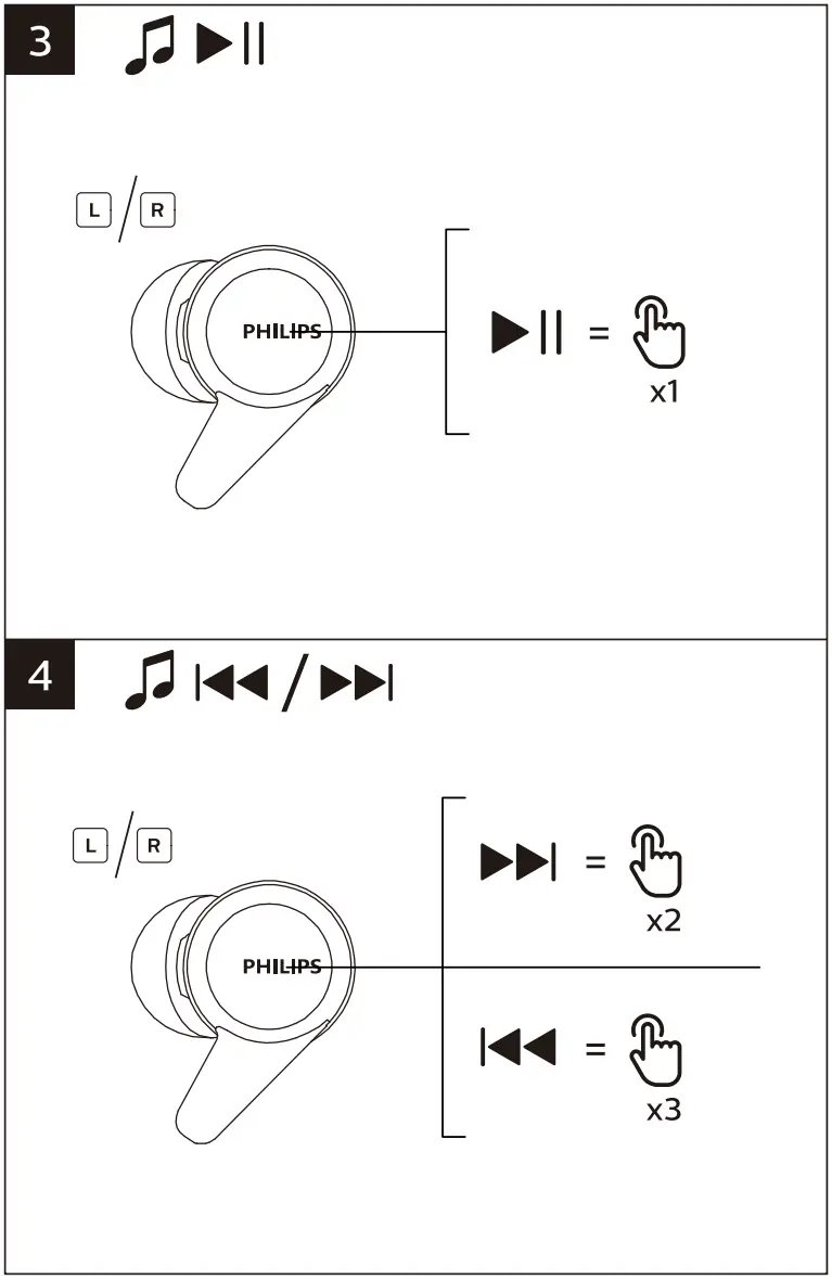 PHILIPS 1000 Series TAT1207 Wireless Stereo Earbuds - FIG 5