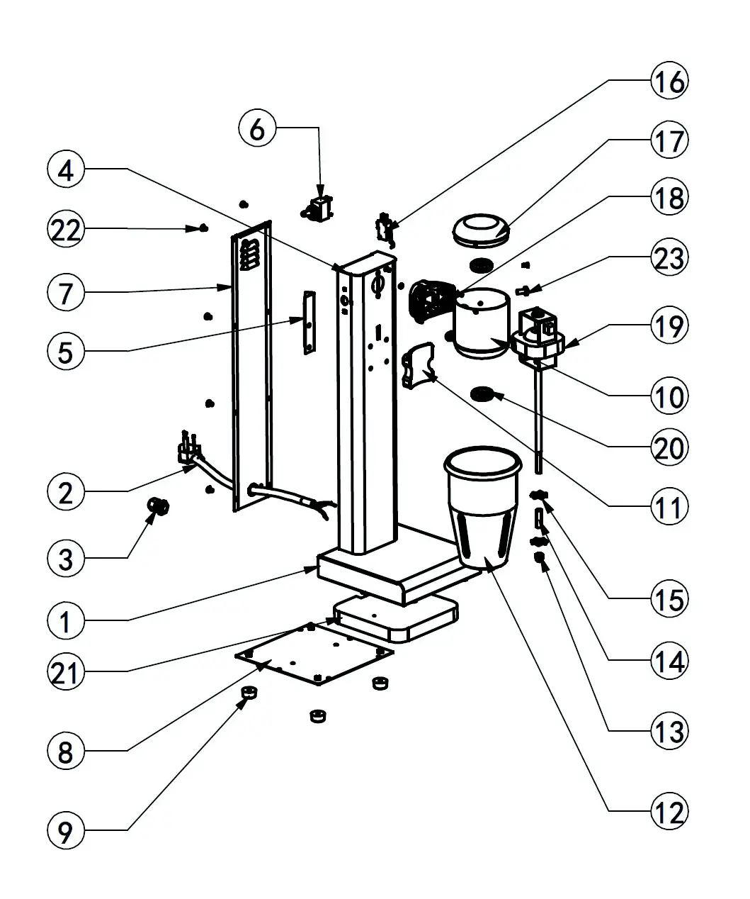 KLARSTEIN 10034456 Kraftpaket Pro Drink Mixer - PRODUCT OVERVIEW
