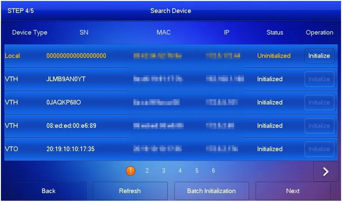 Initializing VTH and VTO