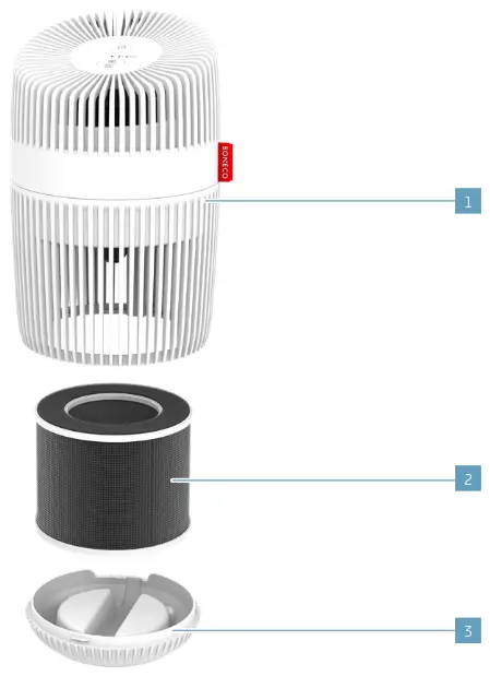 Boneco P130 Air Purifier - FIG 1